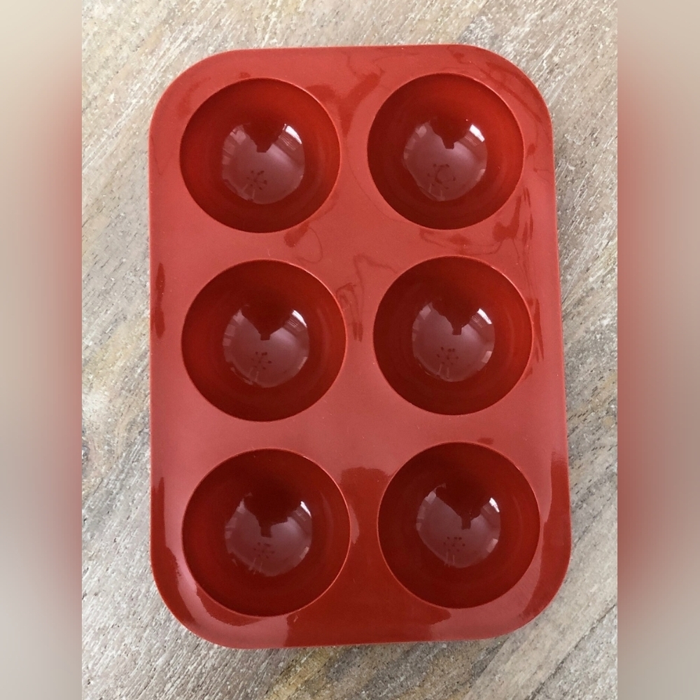 New Silicone Mold Semi‎ Sphere 6 Hole Chocolate Baking Holiday